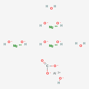molecular formula CH11AlMg3O12 B1202569 铝镁加 CAS No. 66827-12-1