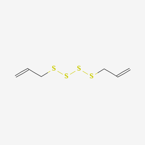 molecular formula C6H10S4 B1202575 二烯基四硫化物 CAS No. 2444-49-7
