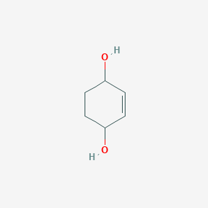 molecular formula C6H10O2 B1202594 Cyclohex-2-ene-1,4-diol CAS No. 45620-68-6