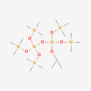molecular formula C18H52O7Si7 B1202595 3-异丙氧基-1,1,1,7,7,7-六甲基-3,5,5-三（三甲基甲硅氧基）四硅氧烷 