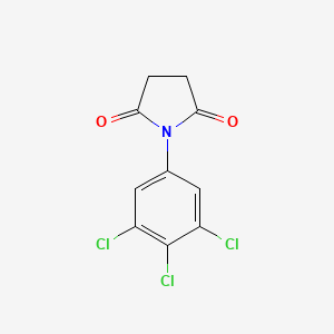 molecular formula C10H6Cl3NO2 B1202599 N-(3,4,5-Trichlorophenyl)succinimide CAS No. 27746-63-0