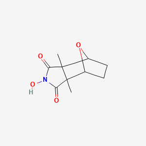 molecular formula C10H13NO4 B1202603 N-Hydroxycantharidinimide CAS No. 76057-97-1