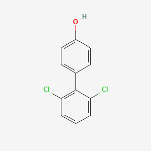 molecular formula C12H8Cl2O B1202604 2,6-Dichloro-4'-biphenylol CAS No. 79881-33-7