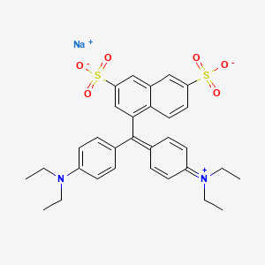 molecular formula C31H33N2NaO6S2 B1202608 Acid green 16 CAS No. 3369-56-0