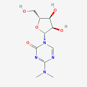 molecular formula C10H16N4O5 B1202612 N(4),N(4)-Dimethyl-5-azacytidine CAS No. 27826-77-3