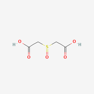molecular formula C4H6O5S B1202613 Carboxymethanesulfinyl-acetic acid CAS No. 33388-14-6
