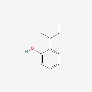 molecular formula C10H14O<br>C2H5(CH3)CHC6H4OH<br>C10H14O B1202637 2-仲丁基苯酚 CAS No. 89-72-5