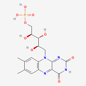 molecular formula C17H21N4O9P B1202651 Fmn semiquinone CAS No. 34469-63-1