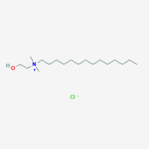 molecular formula C18H40ClNO B12026523 N-(2-Hydroxyethyl)-N,N-dimethyl-1-tetradecanaminium chloride CAS No. 28228-59-3