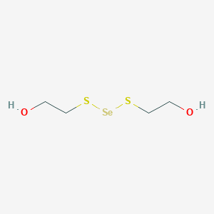molecular formula C4H10O2S2Se B1202656 2-(2-Hydroxyethylsulfanylselanylsulfanyl)ethanol CAS No. 54271-60-2