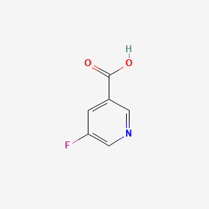 molecular formula C6H4FNO2 B1202661 5-Fluoronicotinic acid CAS No. 402-66-4