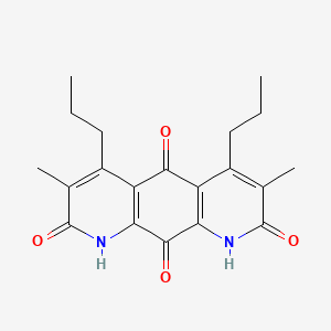 molecular formula C20H22N2O4 B1202664 Diazaquinomycin A CAS No. 87614-40-2