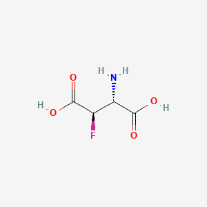 molecular formula C4H6FNO4 B1202670 beta-Fluoroaspartic acid CAS No. 68832-48-4