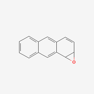 molecular formula C14H10O B1202672 Anthra(1,2-b)oxirene, 1a,9b-dihydro- CAS No. 70411-24-4