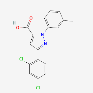 3-(2,4-Dichlorophenyl)-1-M-tolyl-1H-pyrazole-5-carboxylic acid