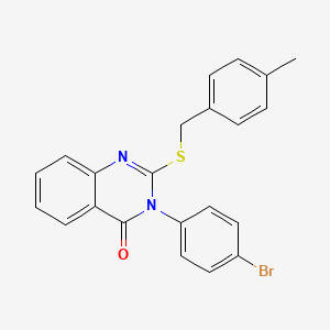 3-(4-bromophenyl)-2-[(4-methylbenzyl)sulfanyl]quinazolin-4(3H)-one