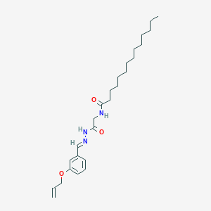 N-(2-(2-(3-(Allyloxy)benzylidene)hydrazino)-2-oxoethyl)tetradecanamide