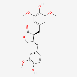 molecular formula C21H24O7 B1202701 木脂素甲醚 CAS No. 6512-67-0