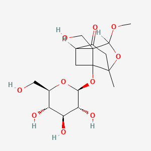 molecular formula C17H26O10 B1202719 Paeonon CAS No. 84808-29-7