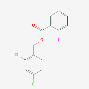 molecular formula C14H9Cl2IO2 B12027214 2,4-Dichlorobenzyl 2-iodobenzoate CAS No. 436130-56-2