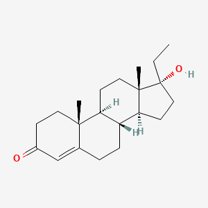 molecular formula C21H32O2 B1202723 17alpha-Hydroxy-4-pregnen-3-one CAS No. 3090-78-6