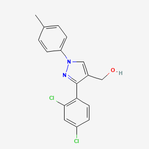 (3-(2,4-Dichlorophenyl)-1-P-tolyl-1H-pyrazol-4-YL)methanol