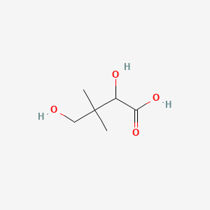 molecular formula C6H12O4 B1202736 2,4-Dihydroxy-3,3-dimethylbutanoic acid CAS No. 470-29-1