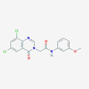 2-(6,8-dichloro-4-oxoquinazolin-3(4H)-yl)-N-(3-methoxyphenyl)acetamide