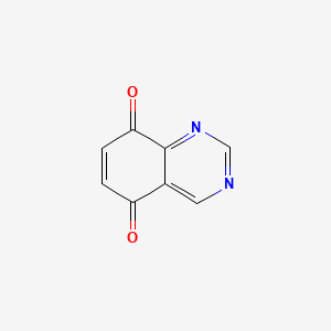 molecular formula C8H4N2O2 B1202752 5,8-喹唑啉二酮 CAS No. 24271-82-7