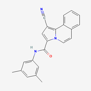 1-cyano-N-(3,5-dimethylphenyl)pyrrolo[2,1-a]isoquinoline-3-carboxamide