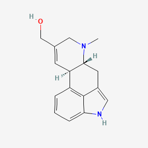 molecular formula C16H18N2O B1202758 Elymoclavine CAS No. 548-43-6