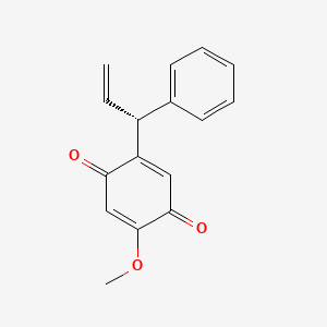molecular formula C16H14O3 B1202767 (R)-4-Methoxydalbergione CAS No. 4646-86-0