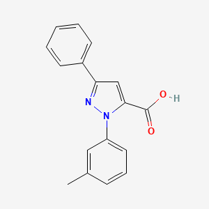 3-Phenyl-1-M-tolyl-1H-pyrazole-5-carboxylic acid