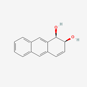 molecular formula C14H12O2 B1202789 Anthracene cis-1,2-dihydrodiol CAS No. 61616-81-7