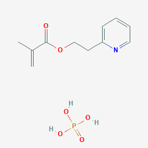 B1202792 Phosphoric acid--2-(pyridin-2-yl)ethyl 2-methylprop-2-enoate (1/1) CAS No. 63863-64-9