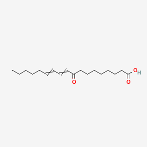 molecular formula C18H30O3 B1202810 9-Oxooctadeca-10,12-dienoic acid 