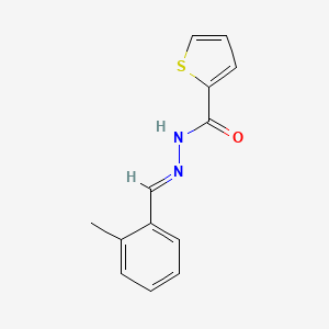 molecular formula C13H12N2OS B12028149 N'-(2-methylbenzylidene)-2-thiophenecarbohydrazide 