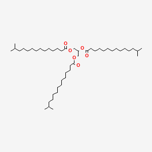 molecular formula C48H92O6 B1202815 13-甲基十四酸三（13-甲基十四酰基）甘油 CAS No. 75929-60-1