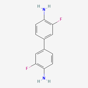 molecular formula C12H10F2N2 B1202820 3,3'-Difluorobenzidine CAS No. 448-97-5