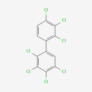 B1202830 2,2',3,3',4,4',5-Heptachlorobiphenyl CAS No. 35065-30-6