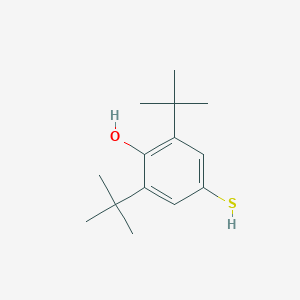 molecular formula C14H22OS B120284 2,6-二叔丁基-4-巯基苯酚 CAS No. 950-59-4