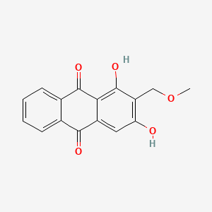 molecular formula C16H12O5 B1202875 2-(甲氧甲基)-1,3-二羟基蒽醌 CAS No. 79560-36-4