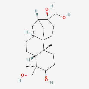 molecular formula C20H34O4 B1202876 3-Epiaphidicolin CAS No. 52645-92-8