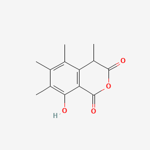 molecular formula C13H14O4 B1202909 Sclerin CAS No. 13277-76-4