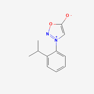 3-(2-Isopropylphenyl)-1,2,3-oxadiazol-3-ium-5-olate