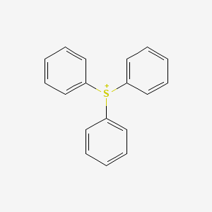 molecular formula C18H15S+ B1202918 三苯磺鎓 CAS No. 18393-55-0