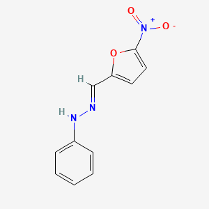 (1E)-1-[(5-nitrofuran-2-yl)methylidene]-2-phenylhydrazine