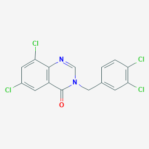 6,8-Dichloro-3-(3,4-dichlorobenzyl)-4(3H)-quinazolinone