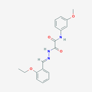 2-(2-(2-Ethoxybenzylidene)hydrazino)-N-(3-methoxyphenyl)-2-oxoacetamide