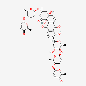 B1202938 Vineomycin a1 CAS No. 78164-00-8